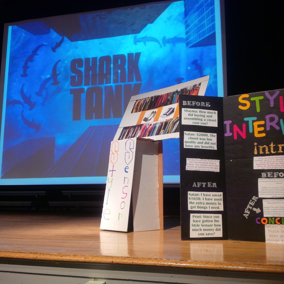 26q178's tweet photo. 4th Grade Shark Tank: Students invented APPS, products, made commercials and business cards. @D26Team https://t.co/ujh53EQ1vT