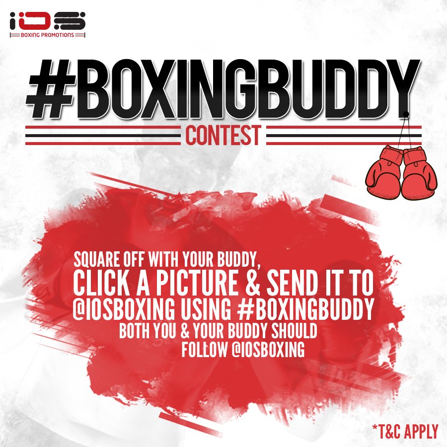 IOSBoxing's tweet photo. The #BoxingBuddy contest has begun. All the best! https://t.co/uFCbYwYf3r