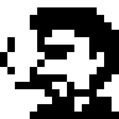 ドット職人達の競演 16x16ドット黒一色でどこまで再現できるか Togetter