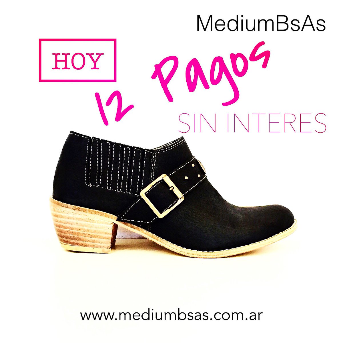 MediumBsAs's tweet photo. .
Hoy 12 Pagos SIN INTERES!🎉

https://t.co/htlyywDWSn

#MediumBsAs

#Moda #Fashion #ShoeOfTheDay #Botas #Boots https://t.co/iAxc9ZGVvY