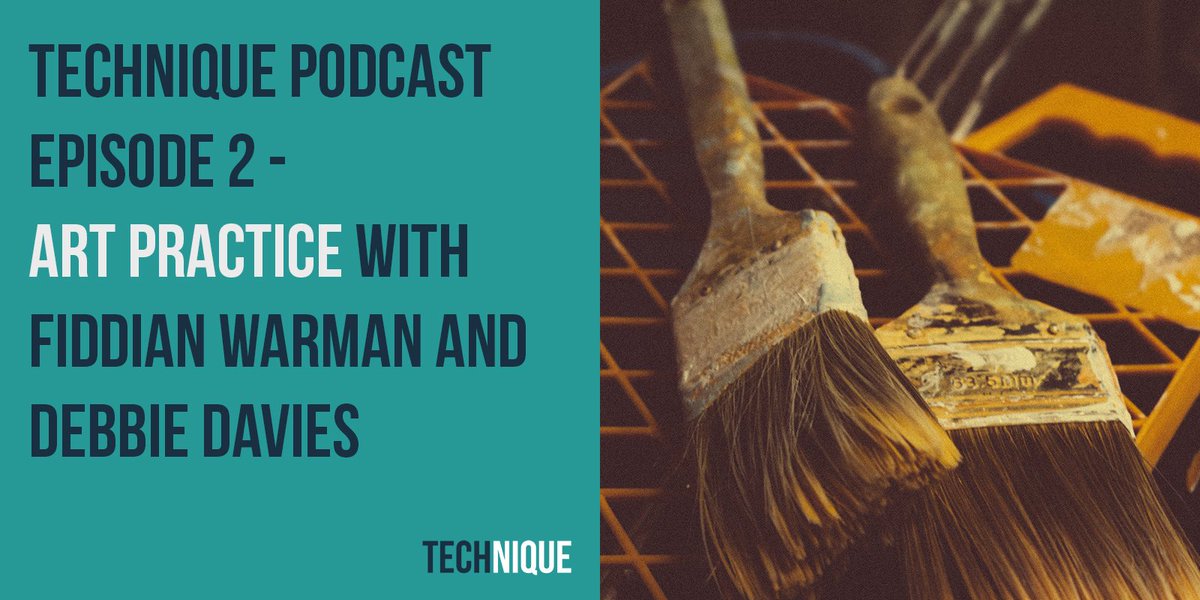 TECHniqueUK's tweet photo. Episode 2 of our podcast is out! It features @fiddian and @DebbieDavies on #Arts Practice: https://t.co/CYJxaJ7HRa https://t.co/8M17BiPHaD