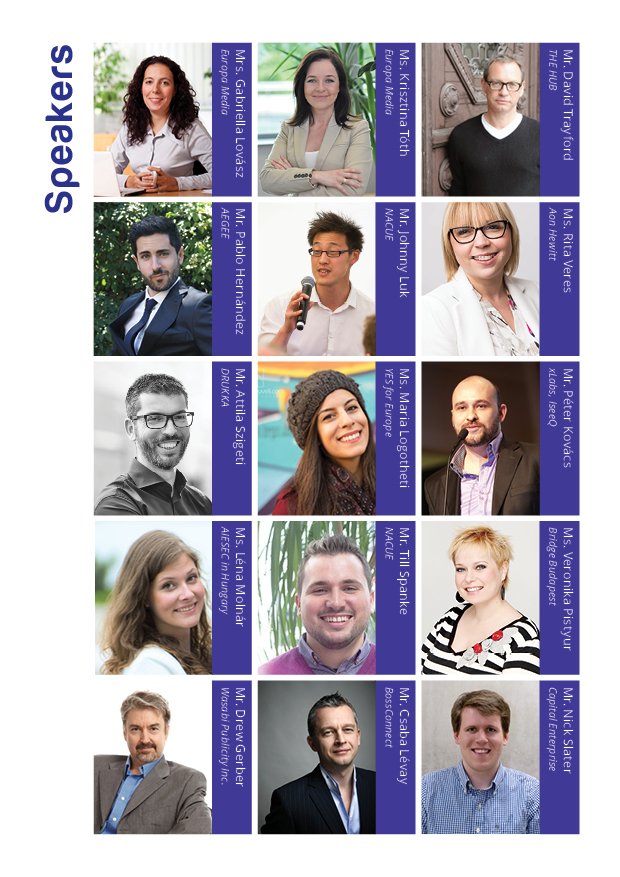 My_WayProject's tweet image. We hope you are as excited about tomorrow as we are. Meet all our fantastic guests! See you tomorrow! #StartUPest