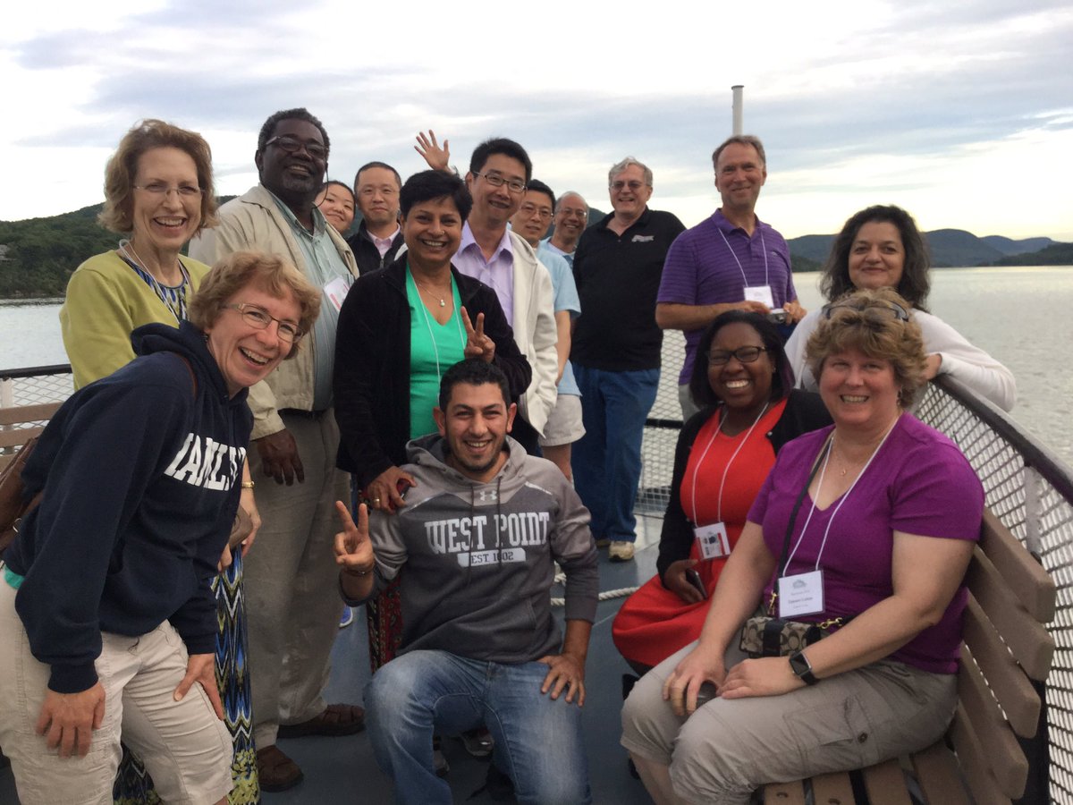 Great way to end a day of math - boat cruise of the Hudson!!  <a href="/CCICADA/">CCICADA</a> <a href="/ArmyCyberInst/">Army Cyber Institute</a>