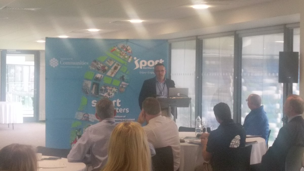 _SportNI's tweet photo. Chris Webster @UlsterRugby addressing the Sport Matters seminar this morning @CommunitiesNI #enjoyengageexcel https://t.co/dBKPDgAx8H