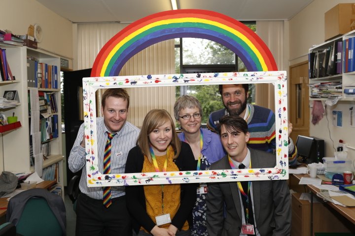 Millthorpe Science department - Raise Your Rainbow 2016 <a href="/YorkPride/">York Pride 🏳️‍🌈</a> #frameyourrainbow