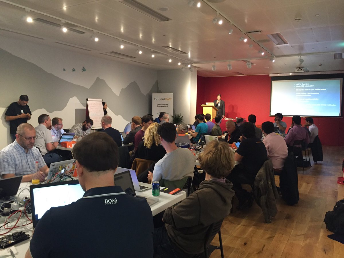 @SamsungIoT  our ARTIK London workshop is about to begin