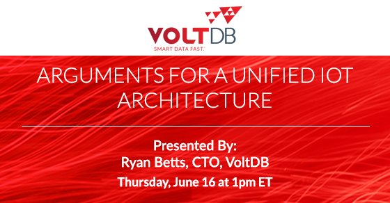 mikemazurvoltdb's tweet image. Tune in to hear @VoltDB CTO Ryan Betts outline the benefits of a unified #IoT architecture gag.gl/wJvAeB