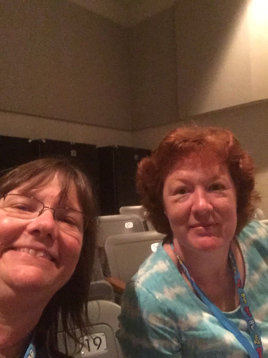 phillips1006's tweet photo. #ILCON16 Kim and I are ready for a fun day of learning with our superheroes and sidekicks. #OPMS https://t.co/pSBV9vrai7