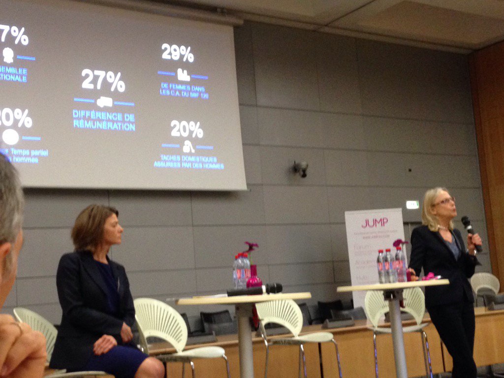 christinececil's tweet photo. Stéréotypes - la tragédie des 20% pour les femmes 50% de la population... @BrigitteGresy #JUMP2016 https://t.co/osQxC4n5Ah