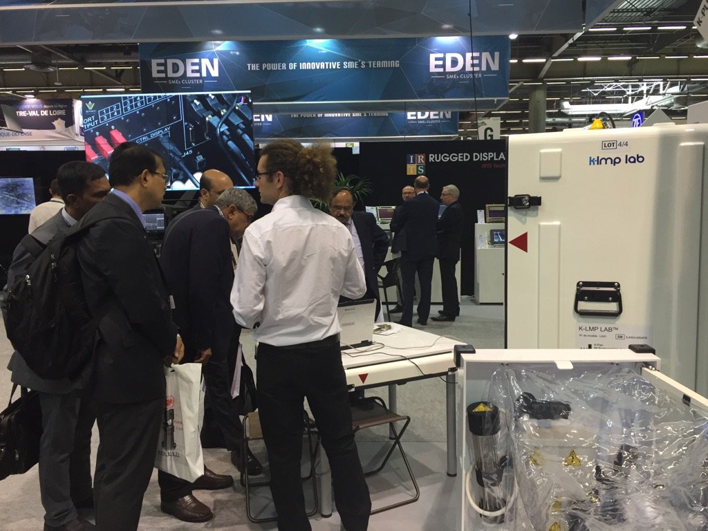 Kplan2007's tweet photo. La délégation indienne sur notre stand #Eurosatory https://t.co/M6MPAdrwoj