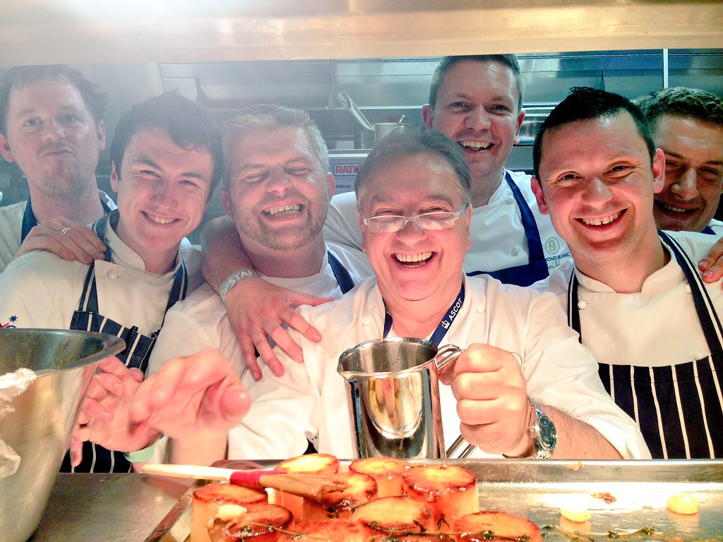 We work hard ,we laugh and we prepare a feast for our guests <a href="/Ascot/">Ascot Racecourse</a> #RoyalAscot .