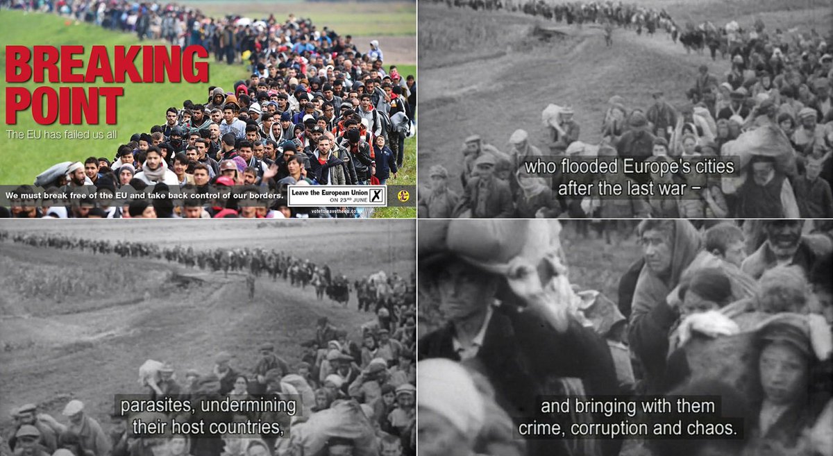 ev_bartlett's tweet photo. People think Ukip's new anti-EU poster resembles 'outright Nazi propaganda' https://t.co/jUHxrOgi5n https://t.co/X1DUB7aaQM
