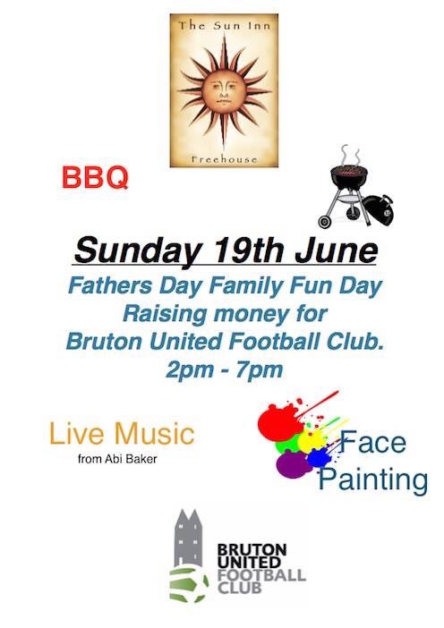 BrutonUnitedFC's tweet photo. #BBQ #livemusic #facepainting #beer all perfect for #FathersDay !
@SunInnBruton 2-7 Sunday https://t.co/0PEcczYuuG