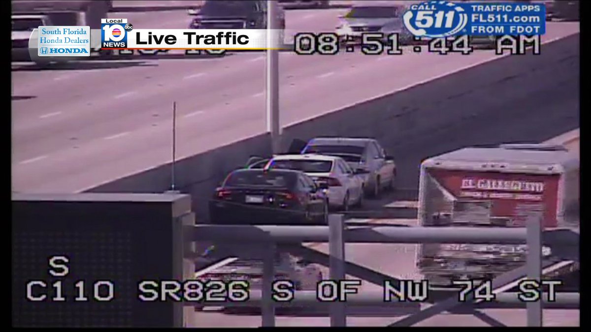 Crash on SR-826 SB and NW 74th St #TRAFFIC #MIAMI https://t.co/XOtTOyfviZ