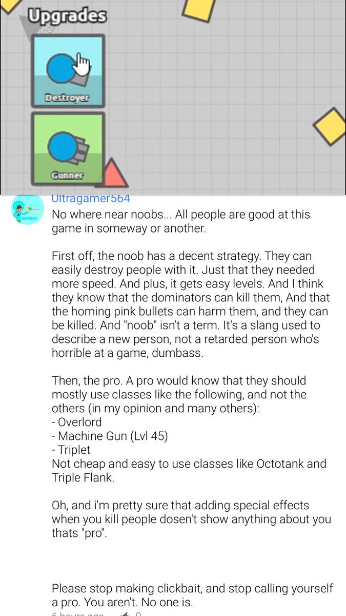 I love how salty people get over my noob vs pro video. Lmao some people just can't enjoy entertainment