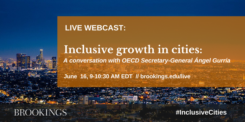 Tune into a live webcast of our #InclusiveCities event, starting now: brook.gs/1RRJWYl