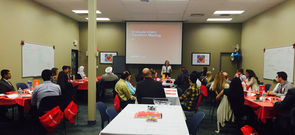 CVS_Stephanie's tweet photo. Welcoming our #r42grads !! #pride9 https://t.co/chQBKRsAym