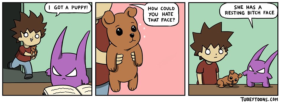 TubeyToons's tweet photo. The Boy introduces Belial to his puppy in today's toon... https://t.co/Q5IQmZ1JZ5