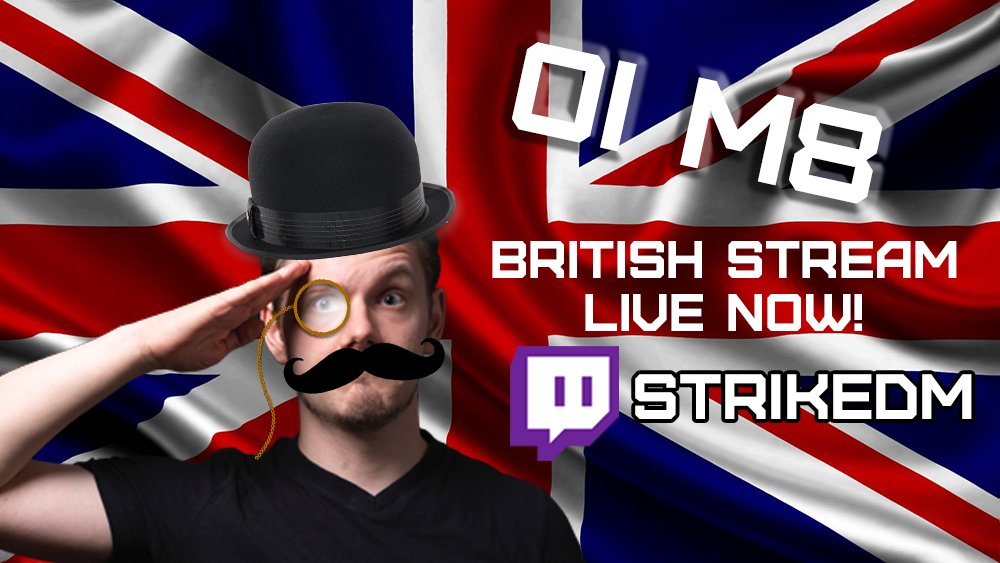 thatguyStrike's tweet photo. BRITISH STREAM FOR 1K FOLLOWS! Get in m8! https://t.co/CMqEyk81Cz #strongestforce #strongestaccent #dayz #zero60 https://t.co/9BVSZhwqTE