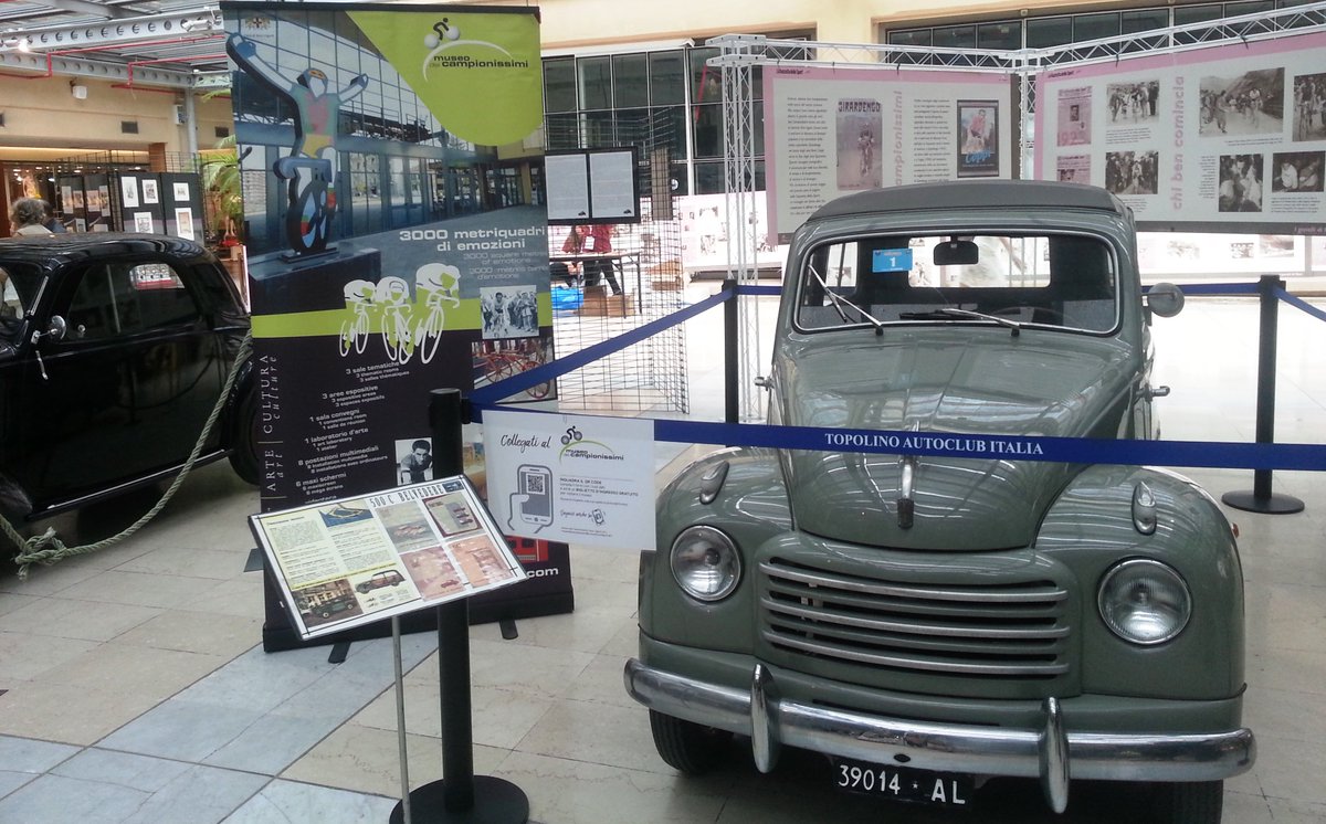 Al <a href="/8galleryTorino/">8 Gallery - Lingotto</a> la #Topolino di #FaustoCoppi il #campionissimo per #Ling80AnniDopo goo.gl/umXcF4