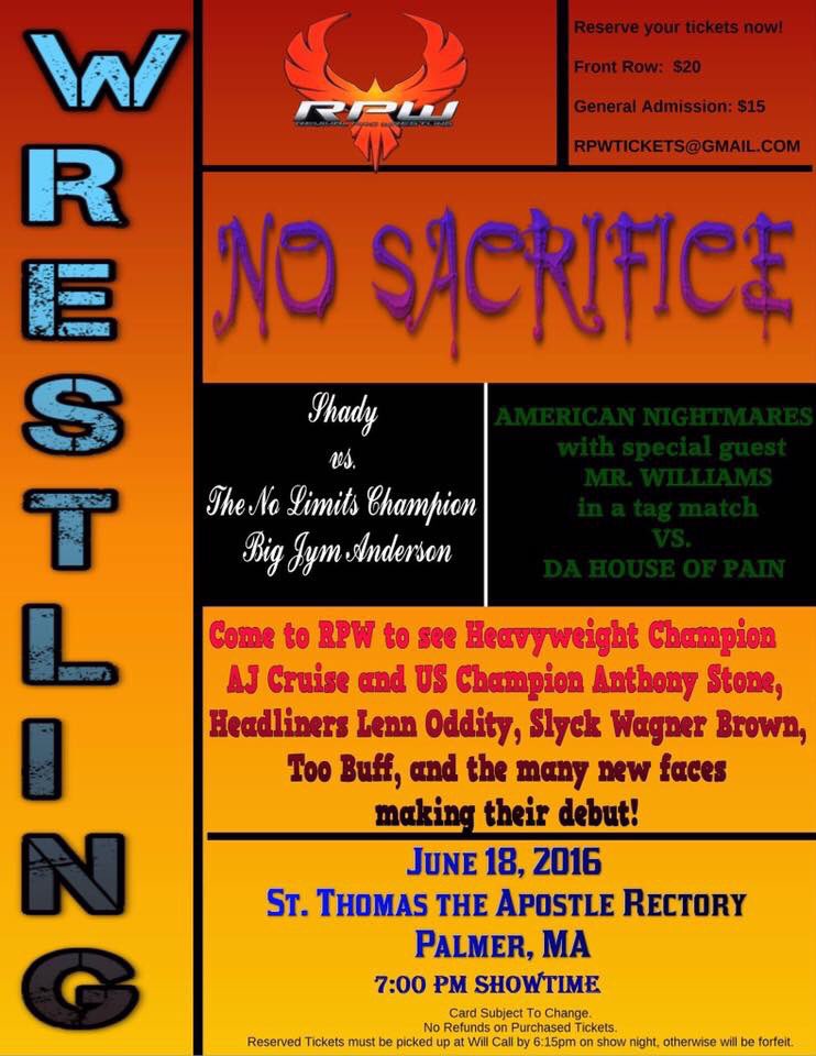 swbforreal's tweet photo. Saturday June 18 SWB returns @RPWPro RISE UP https://t.co/8rpXCsiYdJ