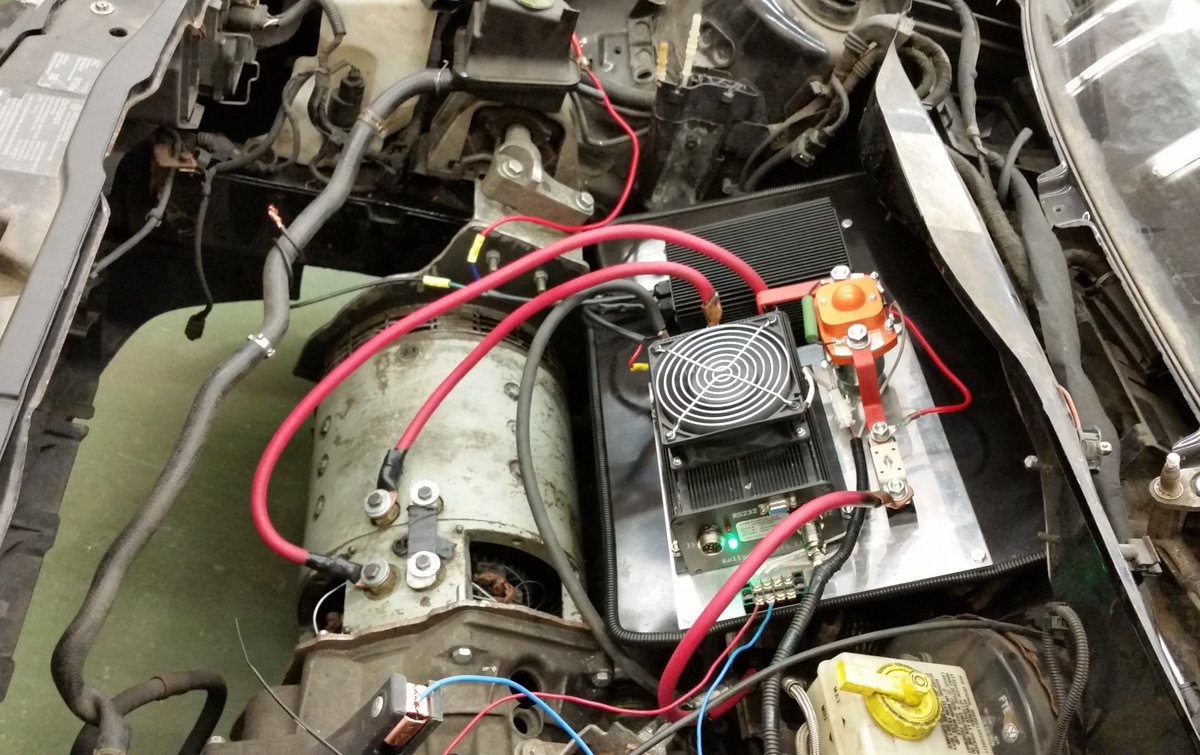 MrBarberTFSS's tweet photo. Ignition on, we've got a green light!
#TFSSauto #EVconversion #GoTime https://t.co/BNPao92ZVK