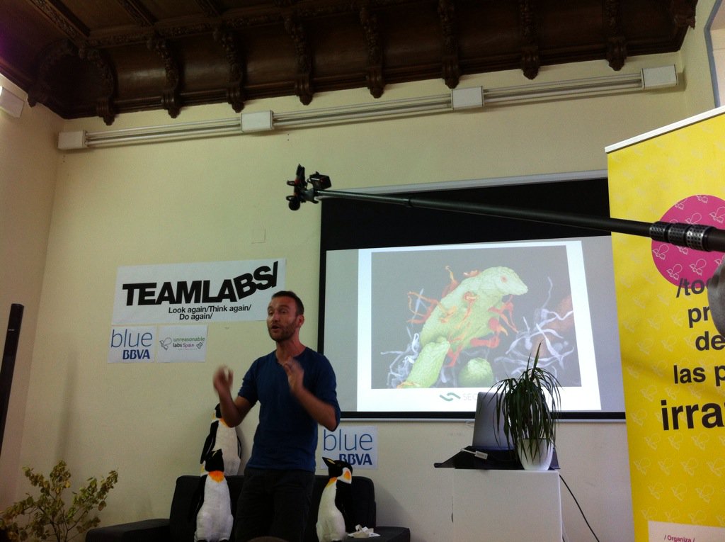 teamlabs's tweet photo. Combatir la malaria con un medicamento hecho a base de plantas ¡Gran reto Sequential Biotech! #unreasonableLabSpain https://t.co/eQUU1DgcHU