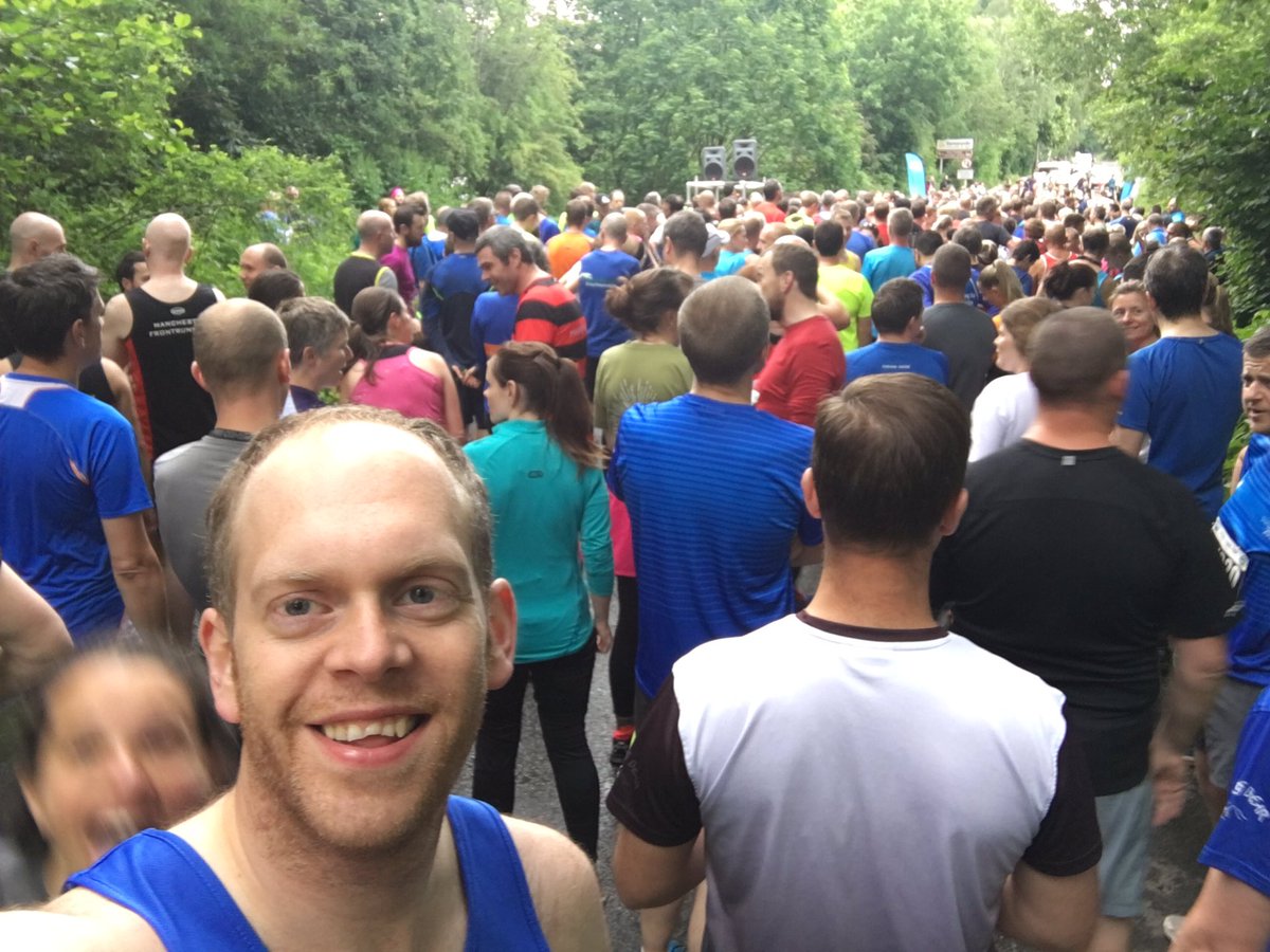 davidamunday's tweet photo. At the start of @touroftameside #day1. 10km cross trail race. https://t.co/eIxRz5dmxm