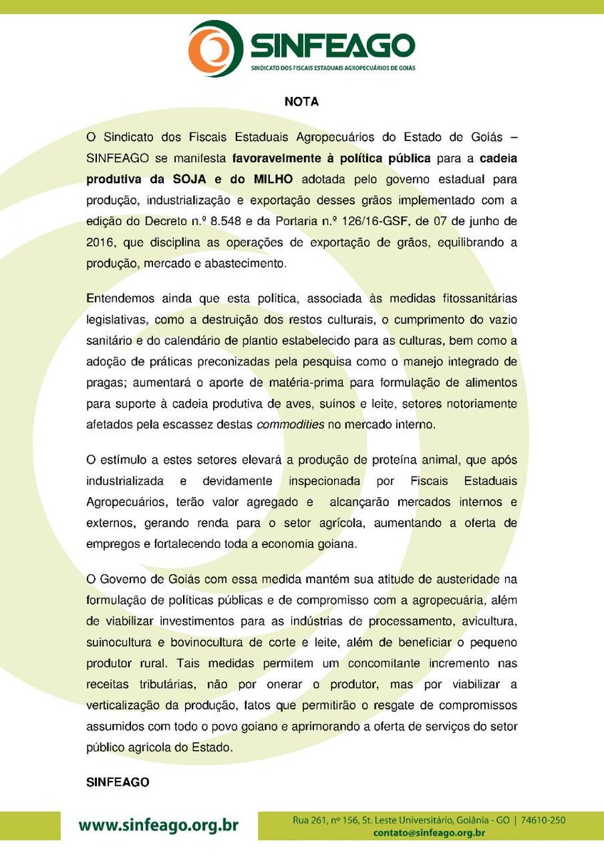 FbioHenrique6's tweet photo. @marconiperillo @anacarla_abrao Governo de Goiás protegendo a economia e SINFEAGO protegendo a saúde dos goianos. https://t.co/G5Tz65aaea