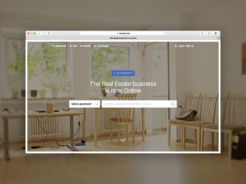 Немного экспериментов с главной «33 Слона»на <a href="/dribbble/">Dribbble</a> dribbble.com/shots/2771350-…
 #33slona #cleverent #realestate #gif