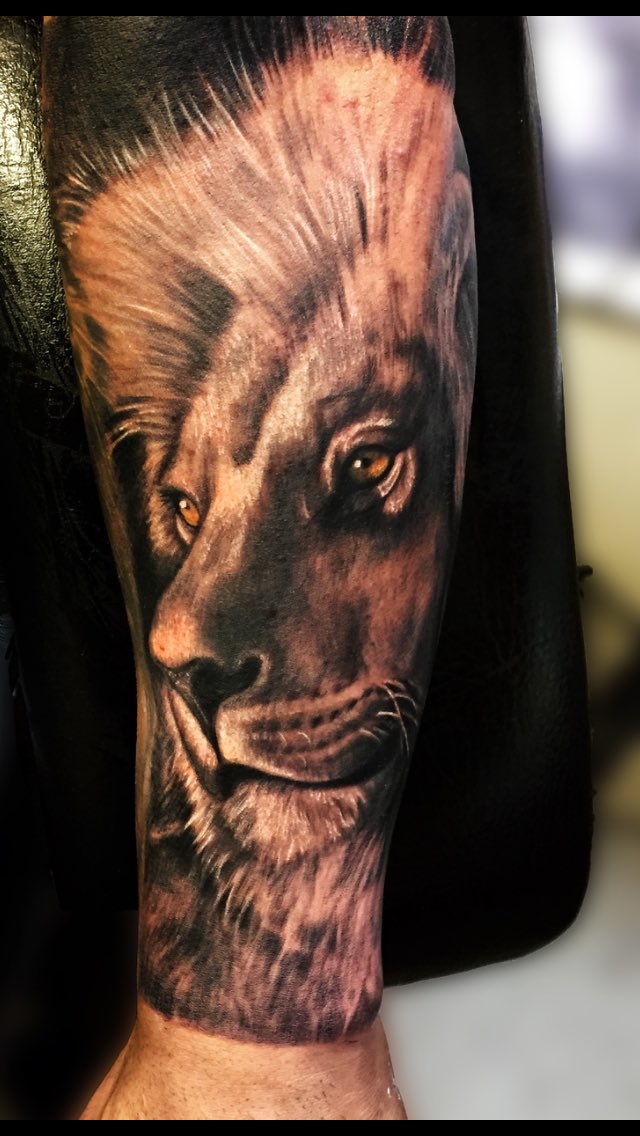 AlexCrookTattoo's tweet photo. #lion #liontattoo #ink #art #alexcrook #wildlife #bigcat #tattoo #tattooart #realism #peaceful #blackandgreytattoo https://t.co/WMIBqhStq2