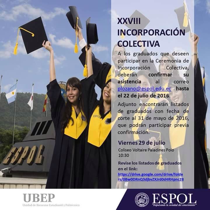lahistoriaec's tweet photo. Politécnicos hacen tendencia #GraduameBienEspol al enterarse que incorporación será en coliseo. #Guayaquil https://t.co/yBMJpz0rcD