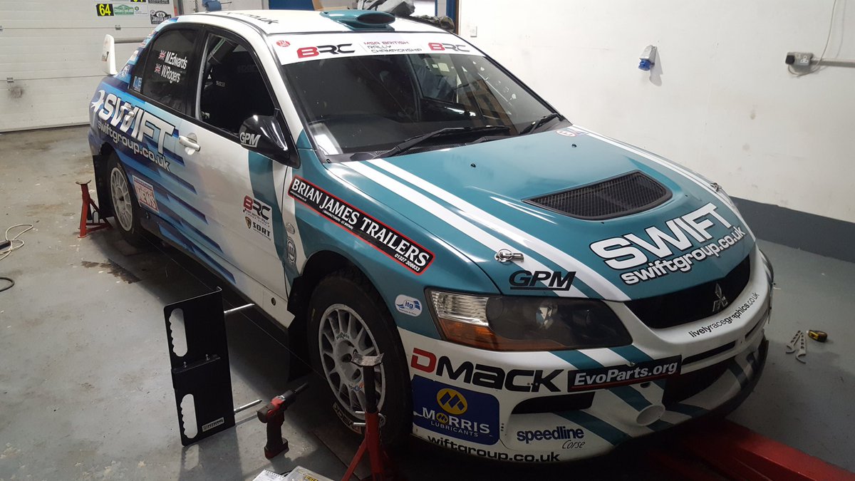 MERallysport's tweet photo. Setup night here at merallysport. Nice road test to bed shafts and turbo in. #toein @ReigerRacing @swiftgroup https://t.co/JXfAeos4K5