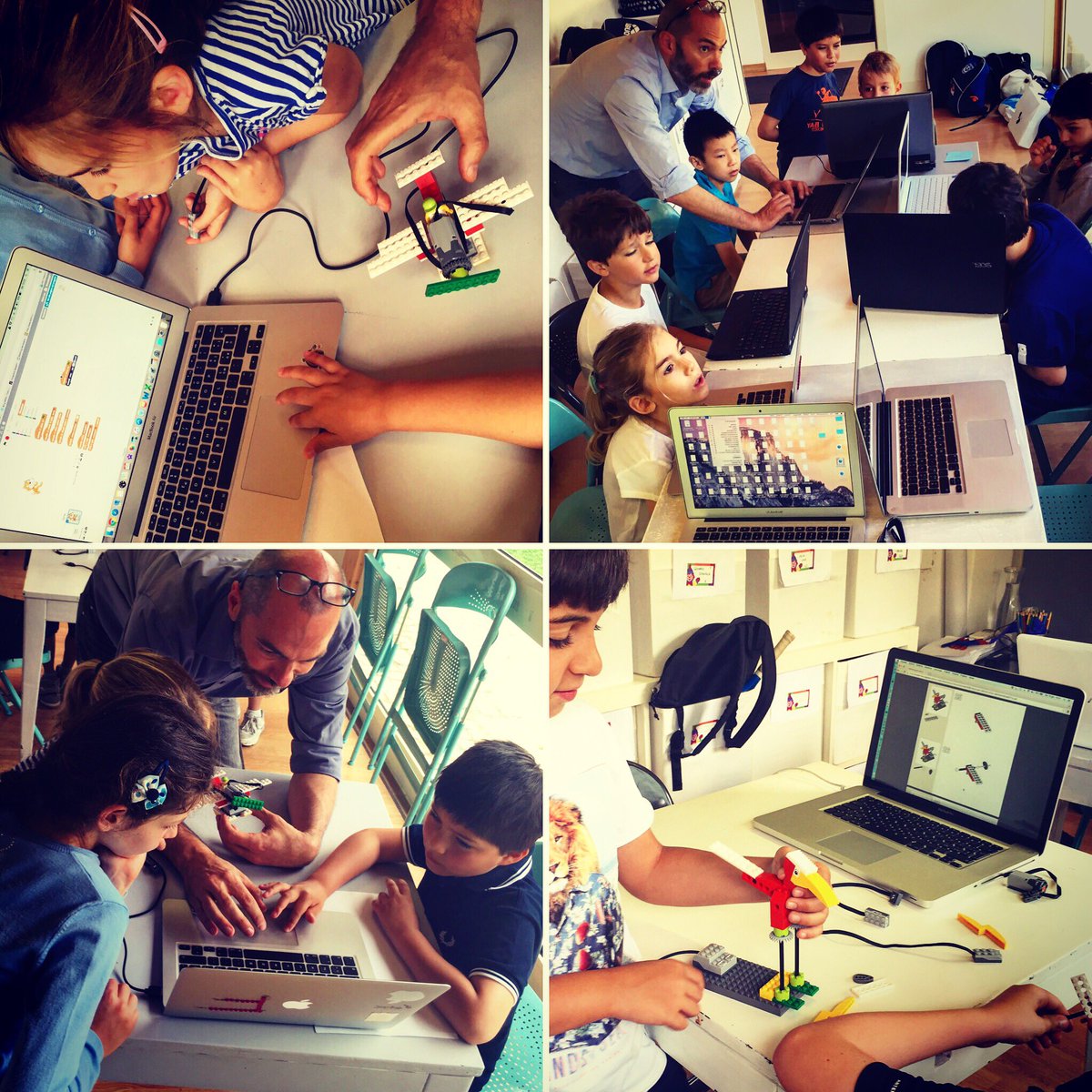 FlemingHome's tweet photo. I nostri campi di Coding e robotica con tennis e inglese #fleminghome what else? @CodemotionKids https://t.co/e9lYnsEh9P