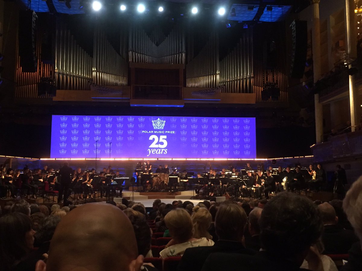 investstockholm's tweet photo. This years laureates songwriter/producer Max Martin &amp; mezzo soprano Cecilia Bartoli are celebrated!#PolarMusicPrize https://t.co/K727xiKg6k