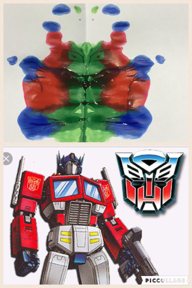 CFISDScience's tweet photo. Ink blot- I see Optimus Prime.  #gtlearner https://t.co/EI8Ew9hmTK