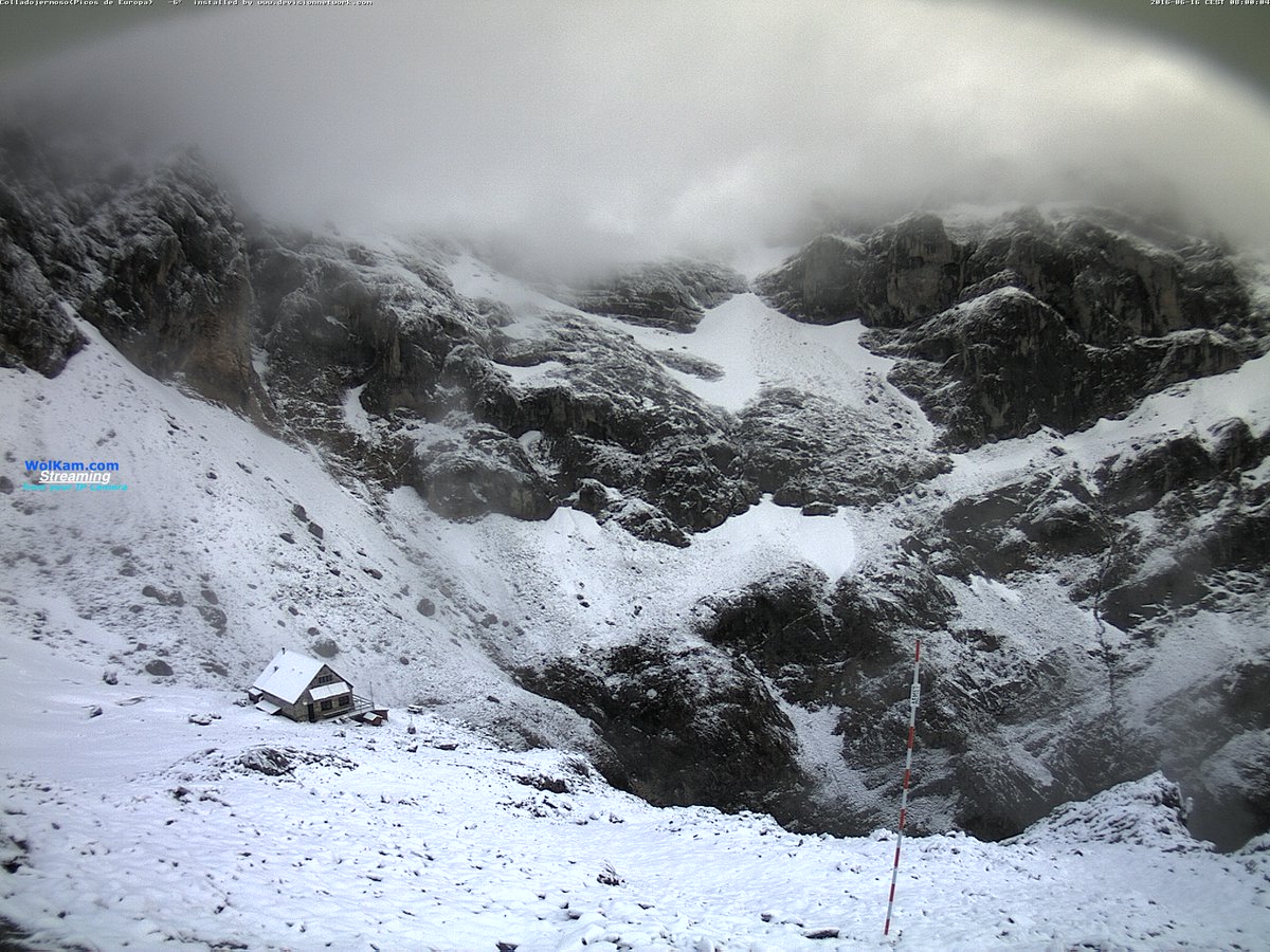 ElTiempoes's tweet photo. #EstáPasando ¡Nieve en pleno mes de junio! Nevadas en zonas de la Coord. Cantábrica / @Super_Gilito @deVISIONnetwork https://t.co/WzscmYza9h