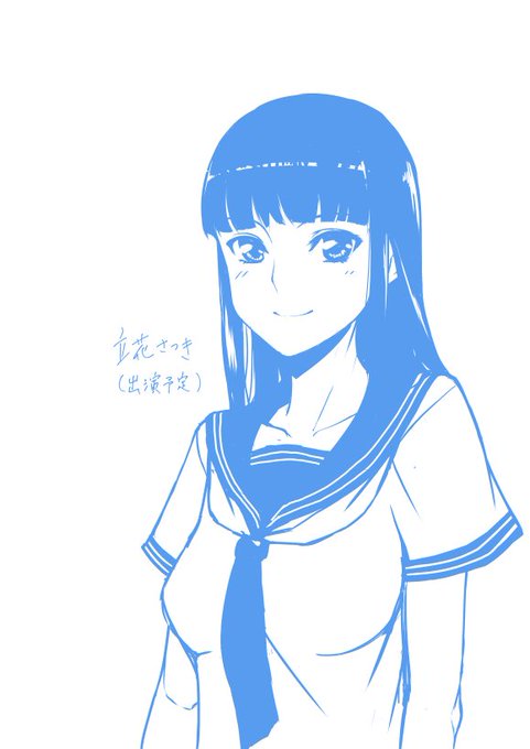 夏の本に出す娘はこんな感じです 