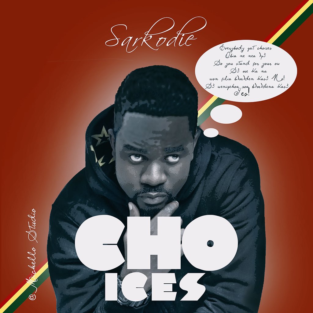 Michellostudio_'s tweet photo. Everybody gat #choices @sarkodie #design #sarkcessmusic #music #studio #sarknation #michellostudio #tweet https://t.co/d4vGWnZWBe
