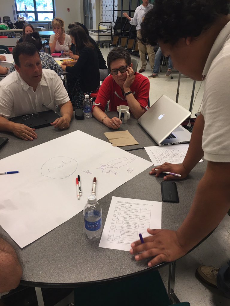 pammoran's tweet photo. When teens and teachers engage together in professional learning - they take learning to a new level #acpscai2016 https://t.co/MHIkwMrocv
