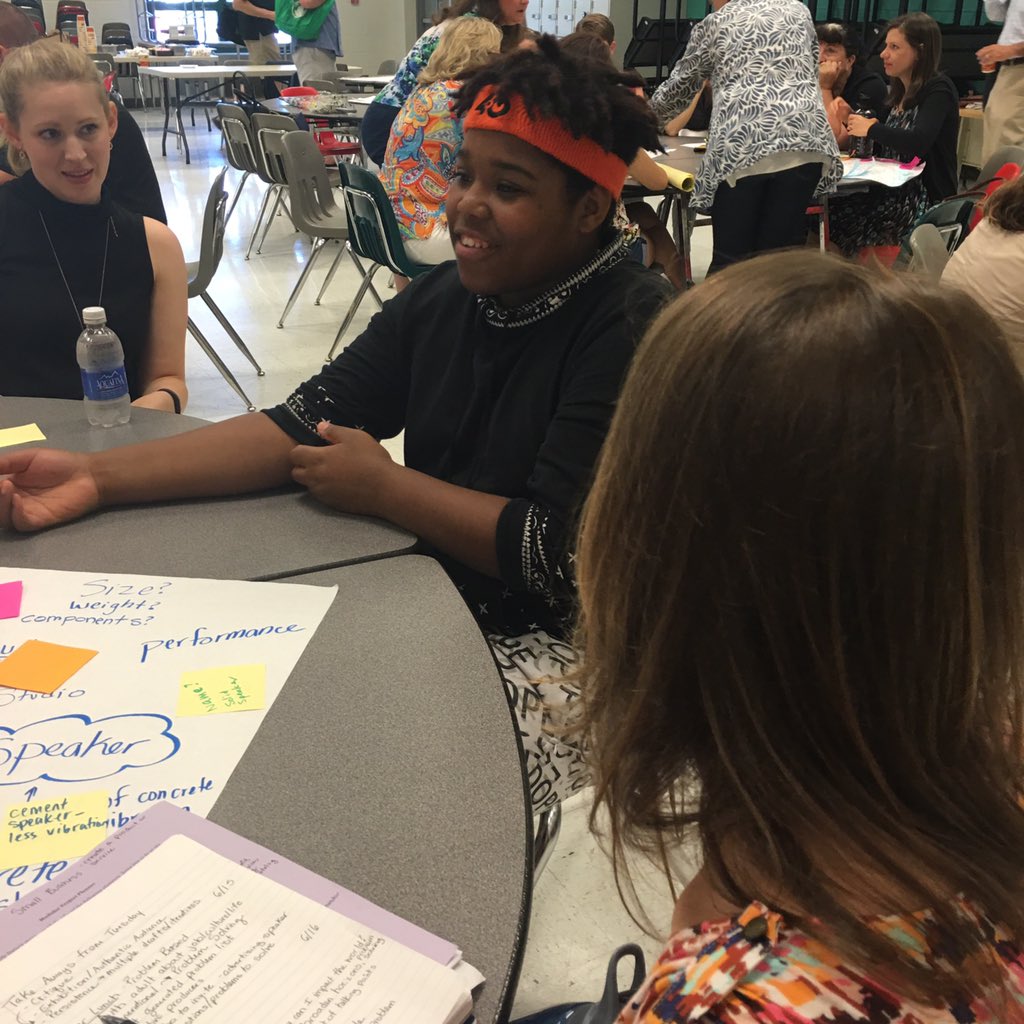 pammoran's tweet photo. When teens and teachers engage together in professional learning - they take learning to a new level #acpscai2016 https://t.co/MHIkwMrocv