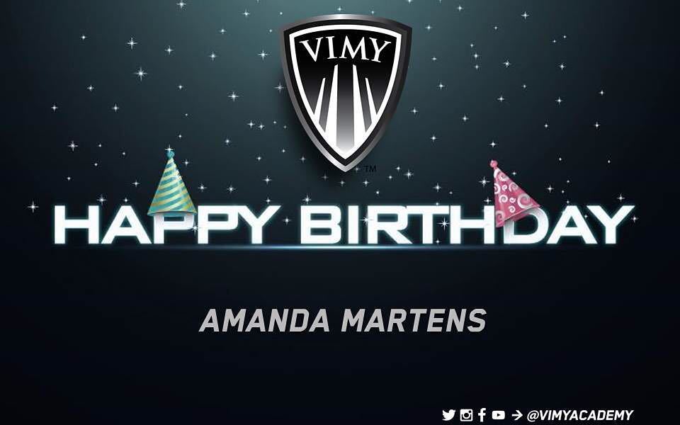 VimyAcademy's tweet photo. Happy Bday ๐ to Amanada! Have an awesome day today!!! #vimybdays #vimyproud #co https://t.co/KdKW8bZaIn