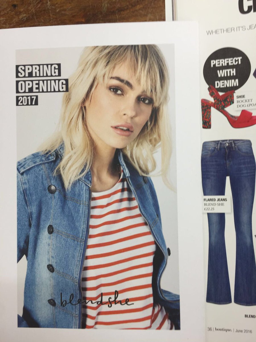 doubleHagency1's tweet photo. #Blendshe and @GarciaJeans #SS17 collection are in @Boutiquemag of June! Discover it! 👇🏼
#Doublehagency https://t.co/9QYyBQrt70