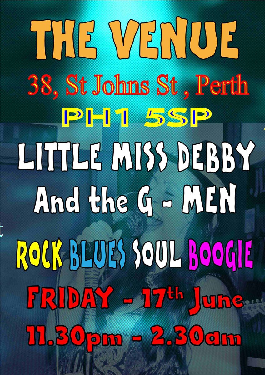 This Friday at The Venue.