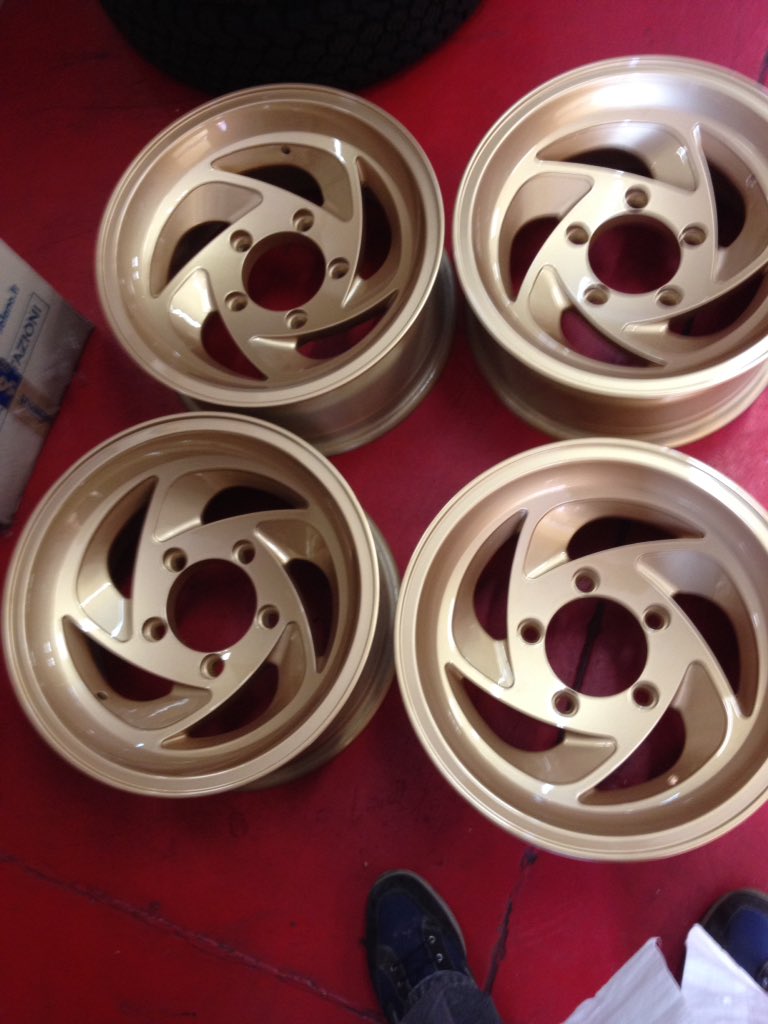 Dproget's tweet image. Verniciatura cerchi @SuzukiIT