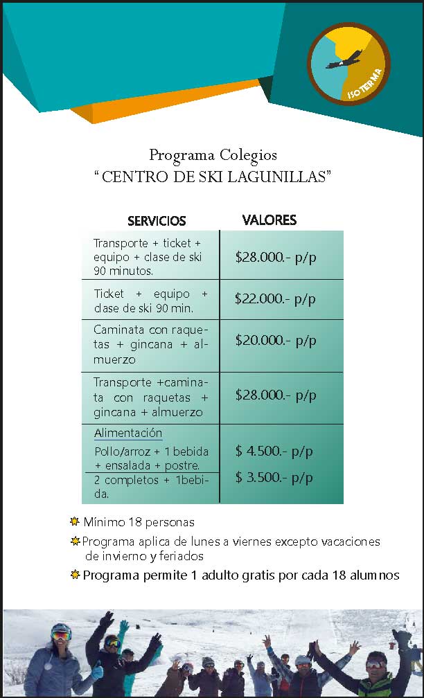IsotermaT's tweet photo. Amigos pinguinos! te falta adrenalina? consulta por valores especiales para colegios en el rio o en la nieve! https://t.co/mdYNj4xYvK