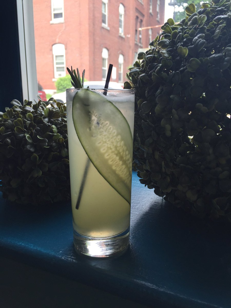 GaleEatery's tweet photo. Beautiful day for a refreshing Cuclimon Cocktail! https://t.co/38tUupLjX1