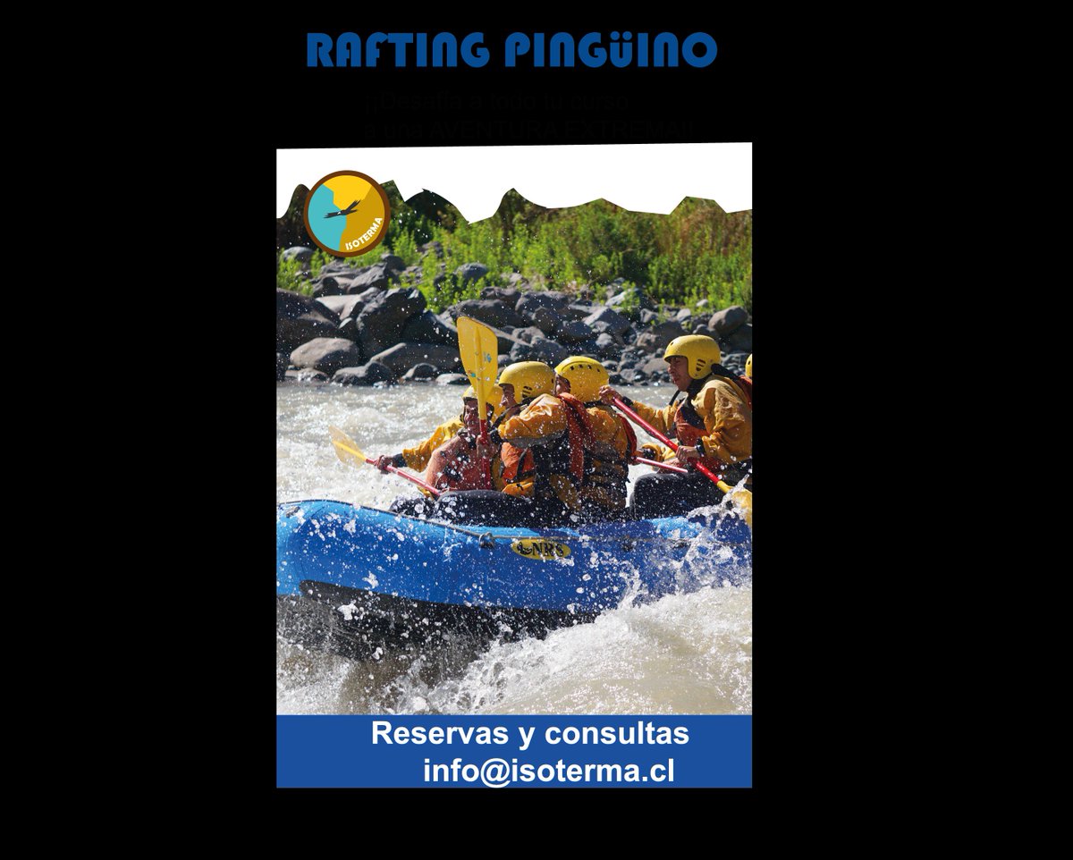 IsotermaT's tweet photo. Amigos pinguinos! te falta adrenalina? consulta por valores especiales para colegios en el rio o en la nieve! https://t.co/mdYNj4xYvK