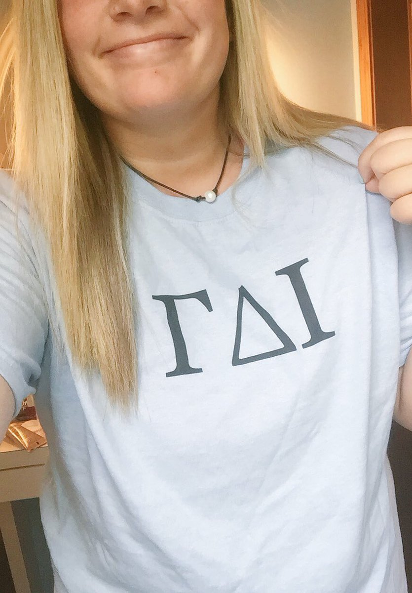 twiiterlesskass's tweet photo. My brothers and sisters of Gamma Delta Iota (GDI) give big thanks to @muciaburke for this sick shirt. #RushGDI https://t.co/jLuVpnelbj