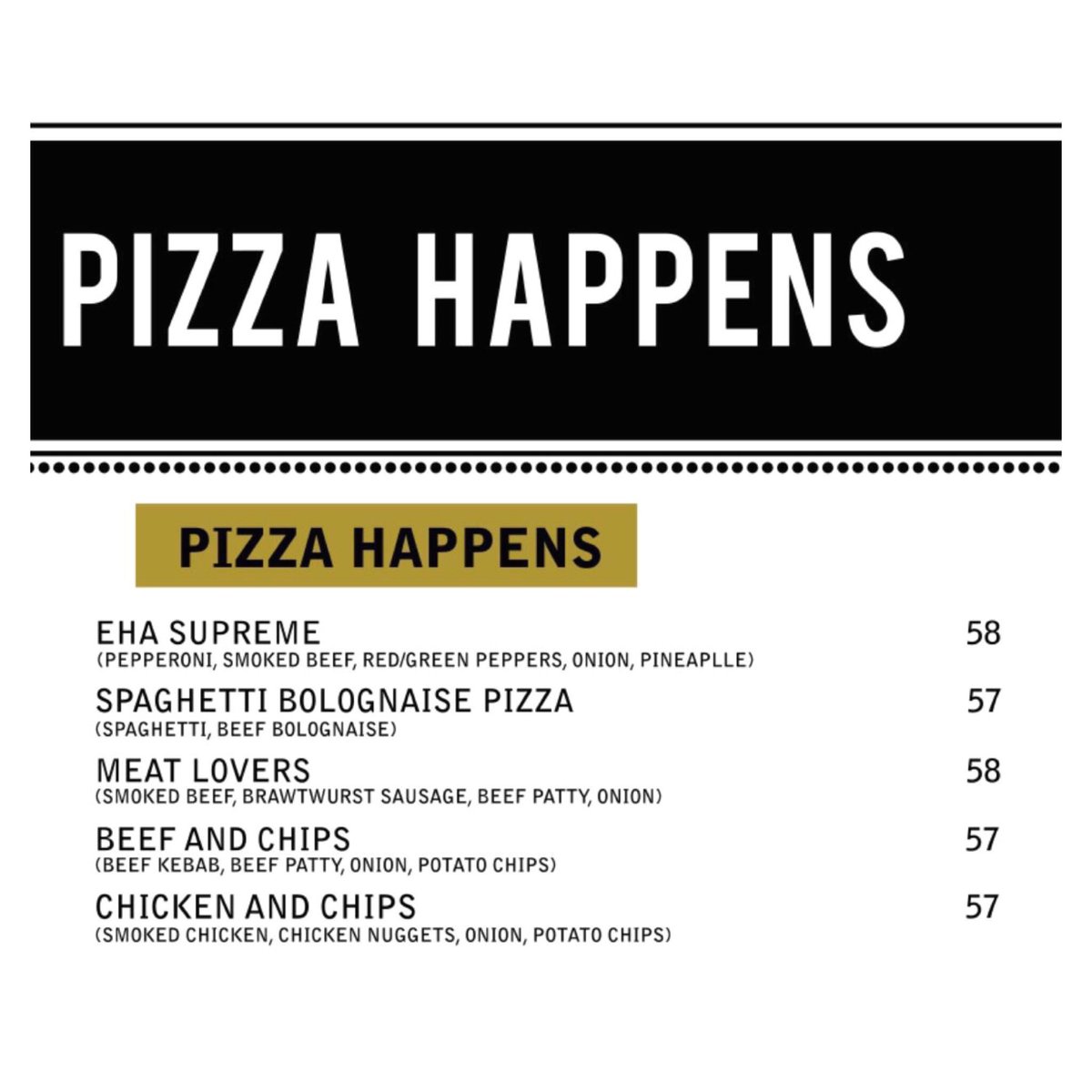 EatHappens's tweet photo. pizza pricelist https://t.co/0X50NHmazC